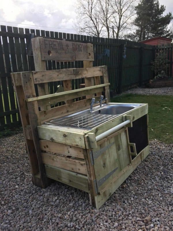 Dirty Fun In The Sun Pallet Mud Kitchen Fun Pallet Crafts for Kids Dirty Fun In The Sun Pallet Mud Kitchen Fun Pallet Crafts for Kids