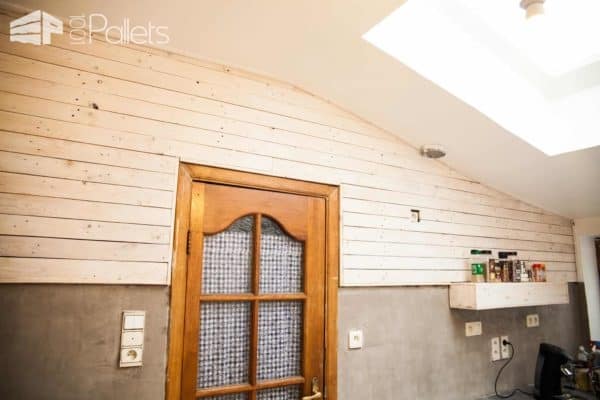 Pallet Kitchen Wall / Bardage D’une Cuisine En Palettes Pallet Walls & Pallet Doors Pallet Kitchen Wall / Bardage D’une Cuisine En Palettes Pallet Walls & Pallet Doors