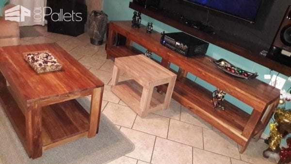 Pallet Lounge Tables: Tasteful Trio For Any Design Style Pallet Coffee Tables Pallet TV Stands & Racks Pallet Lounge Tables: Tasteful Trio For Any Design Style Pallet Coffee Tables Pallet TV Stands & Racks