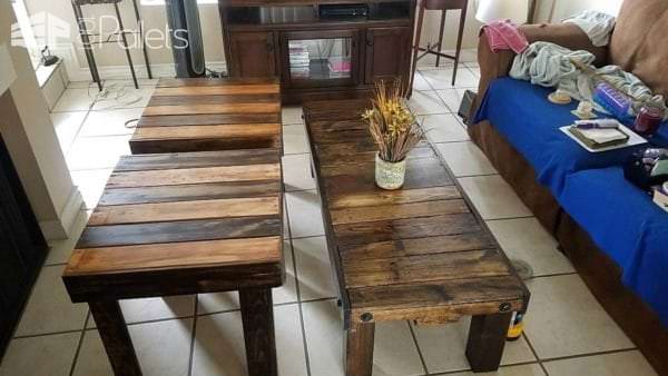 Three Pallet Tables Are Perfect For Smaller Spaces Pallet Coffee Tables Three Pallet Tables Are Perfect For Smaller Spaces Pallet Coffee Tables