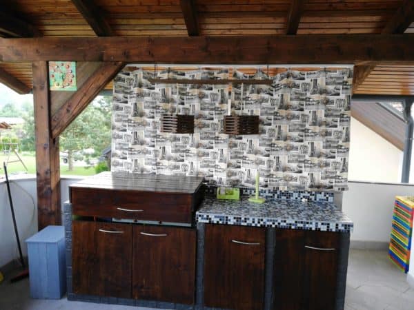Amazing Pallet Outdoor Kitchen For Under 300 Dollars! Pallet Bars Pallet Terraces & Pallet Patios Amazing Pallet Outdoor Kitchen For Under 300 Dollars! Pallet Bars Pallet Terraces & Pallet Patios