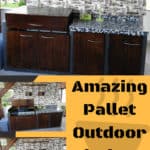 Amazing Pallet Outdoor Kitchen For Under 300 Dollars! Pallet Bars Pallet Terraces & Pallet Patios Amazing Pallet Outdoor Kitchen For Under 300 Dollars! Pallet Bars Pallet Terraces & Pallet Patios