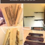 Super-fast, Simple Rustic Pallet Shelving with One Pallet Pallet Shelves & Pallet Coat Hangers Super-fast, Simple Rustic Pallet Shelving with One Pallet Pallet Shelves & Pallet Coat Hangers