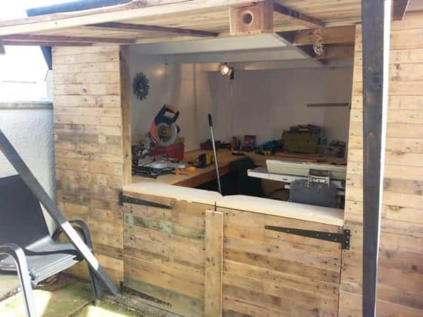 Pallet Workshop Backyard Shed Pallet Sheds, Cabins, Huts & Playhouses Pallet Workshop Backyard Shed Pallet Sheds, Cabins, Huts & Playhouses