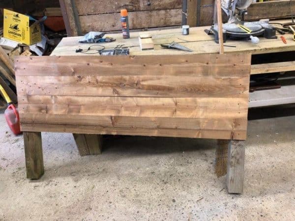 Raised Pallet Planter Box Pallet Planters & Compost Bins Raised Pallet Planter Box Pallet Planters & Compost Bins