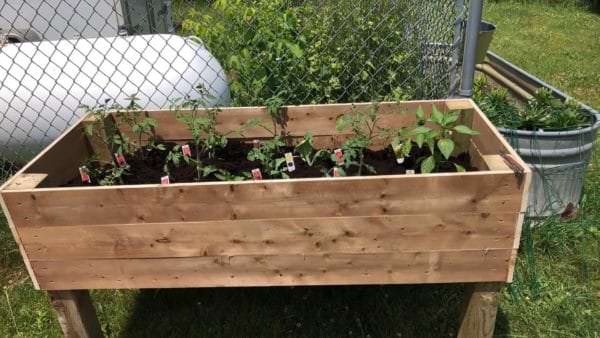 Raised Pallet Planter Box Pallet Planters & Compost Bins Raised Pallet Planter Box Pallet Planters & Compost Bins