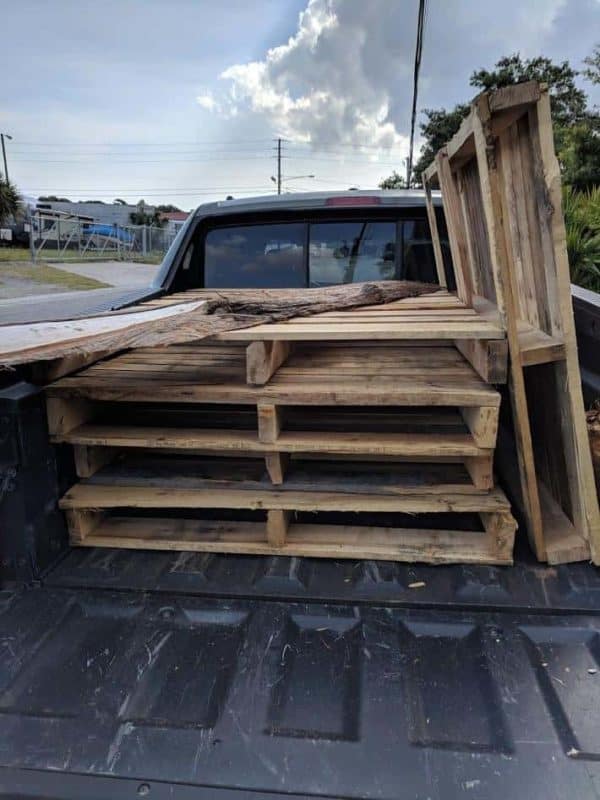 10 Pallets Double-sided Herringbone Barn Door Pallet Walls & Pallet Doors 10 Pallets Double-sided Herringbone Barn Door Pallet Walls & Pallet Doors
