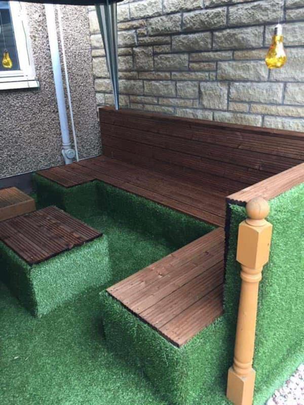 How to Transform Your Old Deck with Upcycled Pallets Lounges & Garden Sets Pallet Terraces & Pallet Patios How to Transform Your Old Deck with Upcycled Pallets Lounges & Garden Sets Pallet Terraces & Pallet Patios