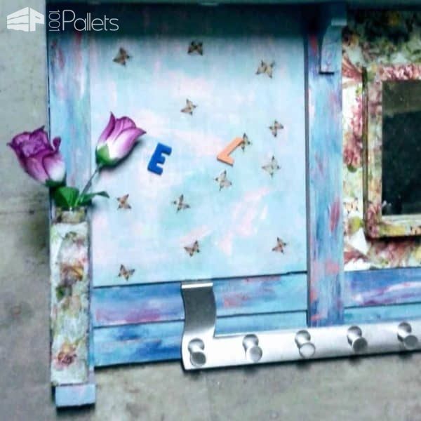 Multi-function Coat Rack from Pallet Wood & Old Window Pallet Shelves & Pallet Coat Hangers Multi-function Coat Rack from Pallet Wood & Old Window Pallet Shelves & Pallet Coat Hangers