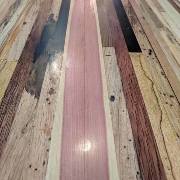Butcher Block Table with Mid Century Legs Pallet Desks & Pallet Tables Butcher Block Table with Mid Century Legs Pallet Desks & Pallet Tables