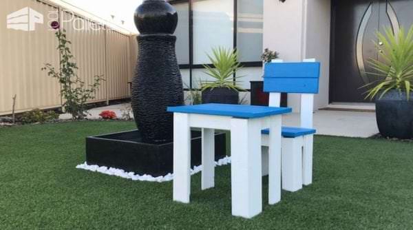 Diy Pallet Kids Table Chair 1001 Pallets