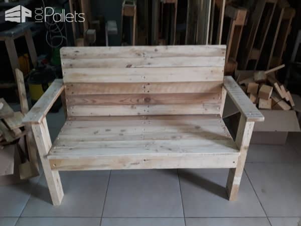 Garden Bench from Wood Pallets Pallet Benches, Pallet Chairs & Stools Garden Bench from Wood Pallets Pallet Benches, Pallet Chairs & Stools