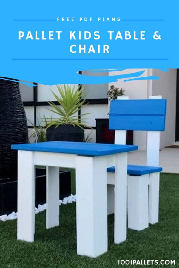 Pallet Kids Table & Chair English Tutorials Furniture Pallet Kids Table & Chair English Tutorials Furniture