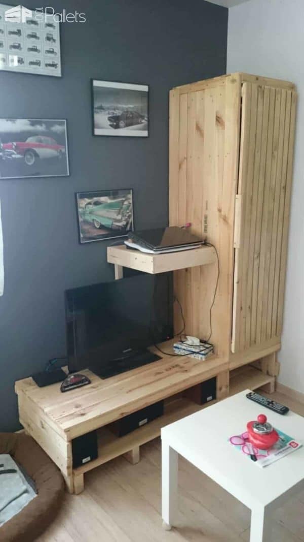 35 Amazing Tv Stands & Cabinets Made Out Of Wood Pallets Pallet TV Stands & Racks 35 Amazing Tv Stands & Cabinets Made Out Of Wood Pallets Pallet TV Stands & Racks