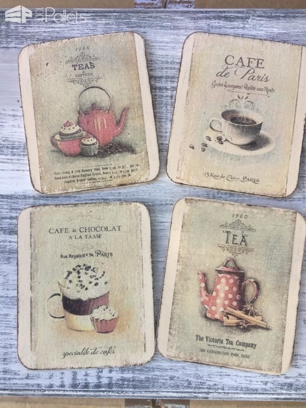 Make Coasters from Pallet Wood Pallet Home Accessories Make Coasters from Pallet Wood Pallet Home Accessories