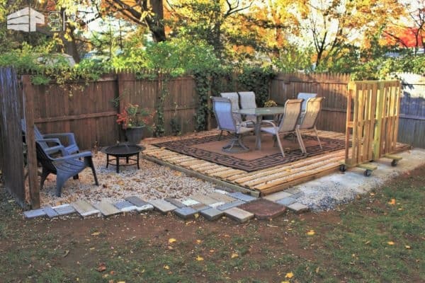 Pallet Outdoor Patio Pallet Terraces & Pallet Patios Pallet Outdoor Patio Pallet Terraces & Pallet Patios