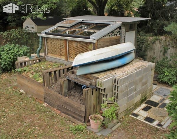 Passive Energy Small Shed/Greenhouse Pallet Sheds, Cabins, Huts & Playhouses Passive Energy Small Shed/Greenhouse Pallet Sheds, Cabins, Huts & Playhouses