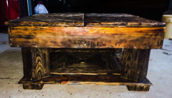 Charred Pallet Coffee Table Pallet Coffee Tables Charred Pallet Coffee Table Pallet Coffee Tables