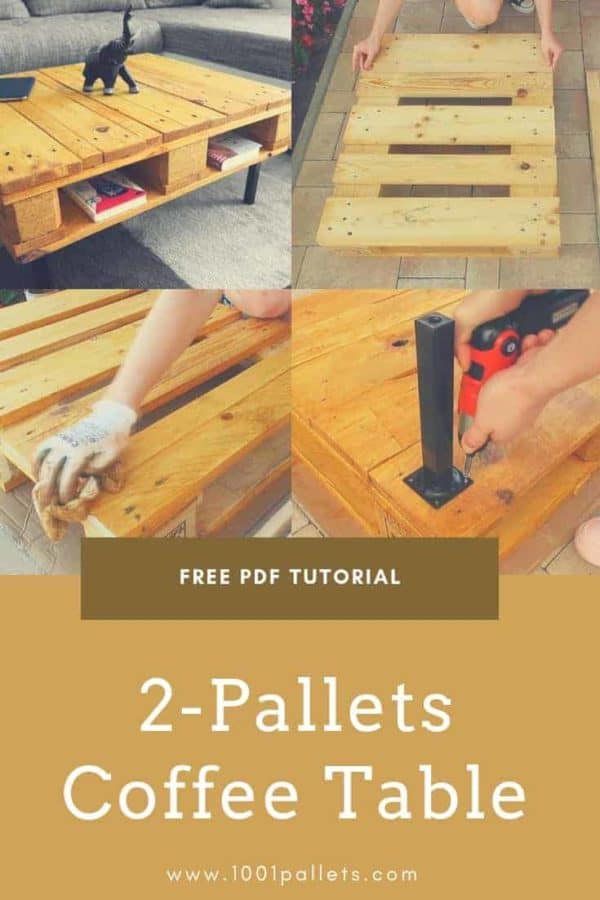 Pallet Coffee Table English Tutorials Furniture Pallet Coffee Table English Tutorials Furniture