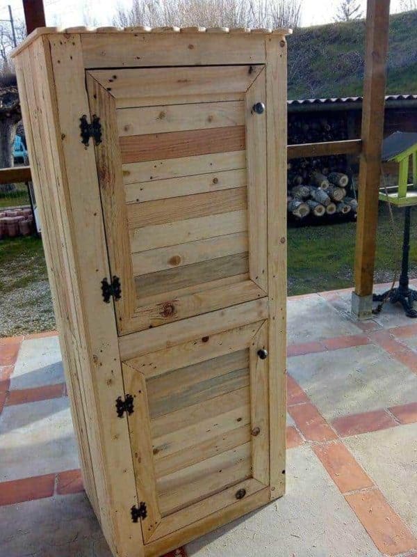 Pallet Shoe Cabinet Pallet Cabinets & Wardrobes Pallet Shoe Cabinet Pallet Cabinets & Wardrobes