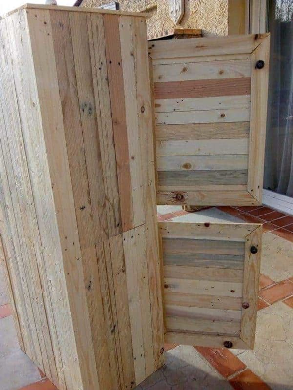 Pallet Shoe Cabinet Pallet Cabinets & Wardrobes Pallet Shoe Cabinet Pallet Cabinets & Wardrobes