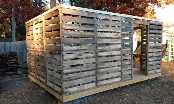 Workshop/Shed Using Pallet Wood and Other Recycled Lumber Pallet Sheds, Cabins, Huts & Playhouses Workshop/Shed Using Pallet Wood and Other Recycled Lumber Pallet Sheds, Cabins, Huts & Playhouses