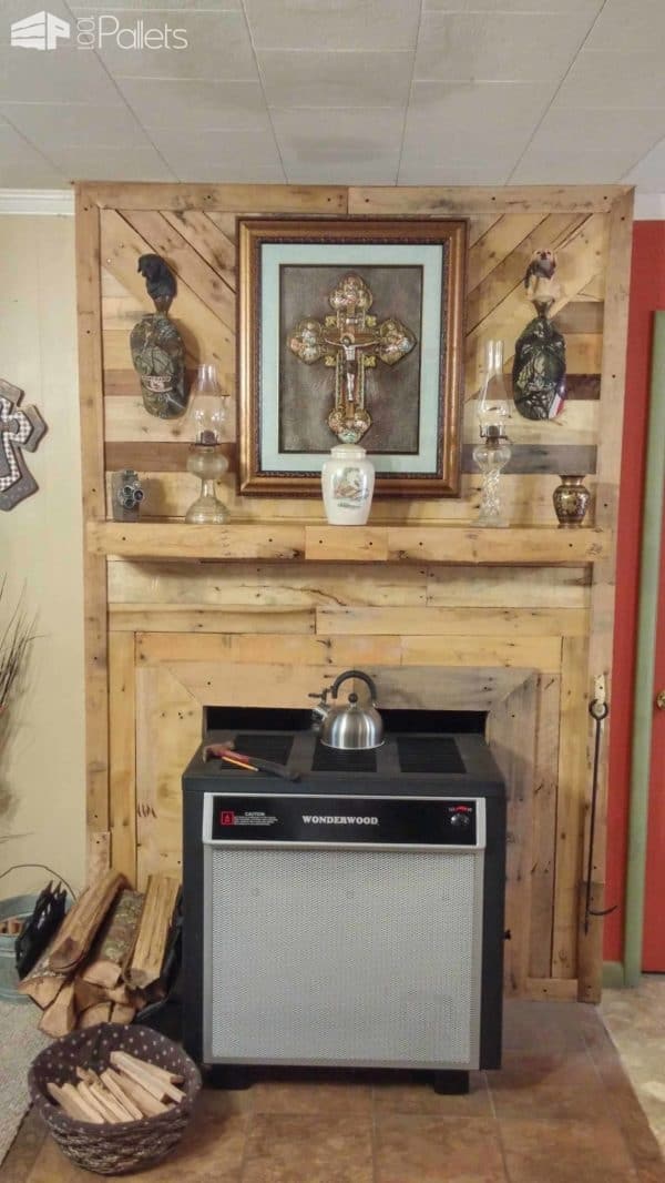 How To Build A Fireplace Out Of Wood Pallet DIY Pallet Tutorials Pallet Wall Decor & Pallet Painting How To Build A Fireplace Out Of Wood Pallet DIY Pallet Tutorials Pallet Wall Decor & Pallet Painting