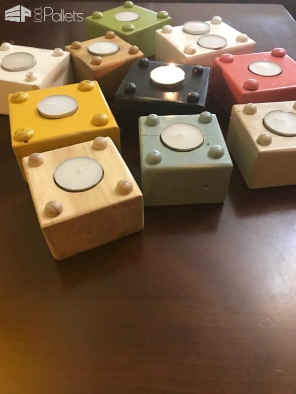 Pallet Tea Candle Holders Pallet Candle Holders Pallet Tea Candle Holders Pallet Candle Holders