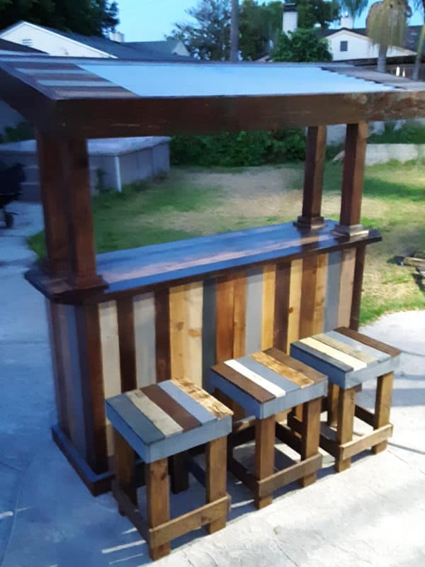 Our Rustic Family Cantina Pallet Bar Pallet Bars Our Rustic Family Cantina Pallet Bar Pallet Bars