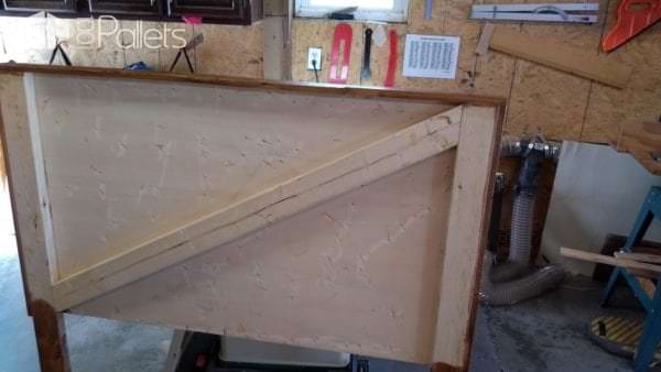 Full-size Early American Pallet Headboard Pallet Beds, Pallet Headboards & Frames Full-size Early American Pallet Headboard Pallet Beds, Pallet Headboards & Frames