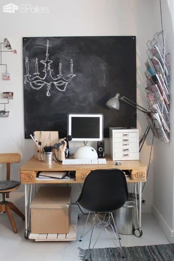 Standing Desk Idea with Pallets for College Students Pallet Desks & Pallet Tables Standing Desk Idea with Pallets for College Students Pallet Desks & Pallet Tables