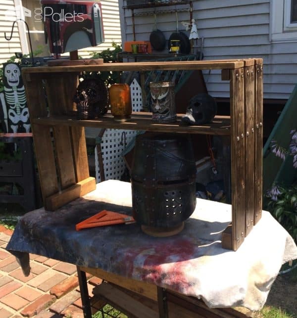 Pallet Cosplay Builds Display Hutch Pallet Shelves & Pallet Coat Hangers Pallet Cosplay Builds Display Hutch Pallet Shelves & Pallet Coat Hangers