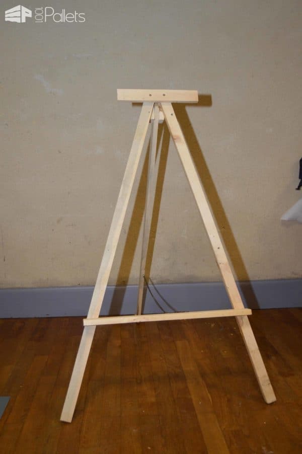 Pallet Easel for Slate Board Pallet Home Accessories Pallet Easel for Slate Board Pallet Home Accessories