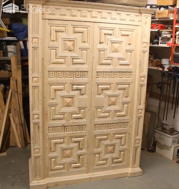 Wardrobe Made Out of Pallet Timber Pallet Cabinets & Wardrobes Wardrobe Made Out of Pallet Timber Pallet Cabinets & Wardrobes