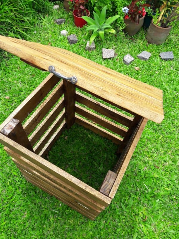 Compost Bin Made from Recycled Pallet Wood Pallet Planters & Compost Bins Compost Bin Made from Recycled Pallet Wood Pallet Planters & Compost Bins