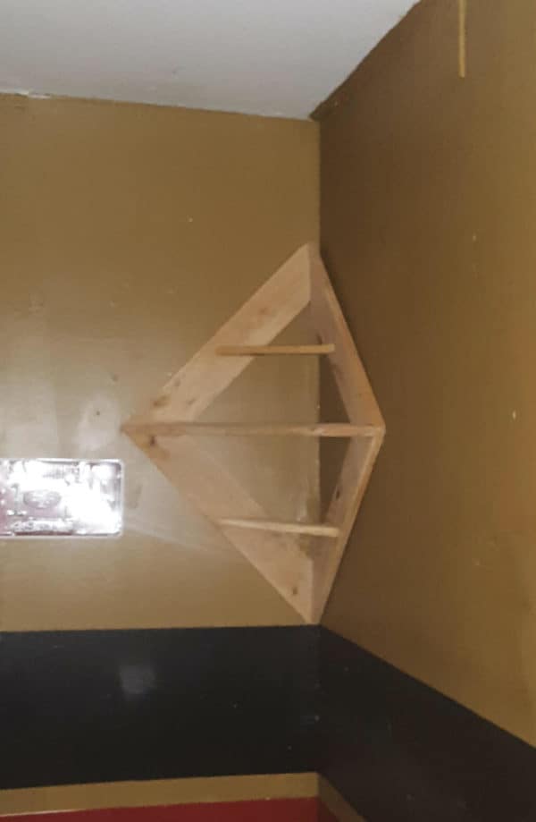 How I Made This Pallet Gravity Shelf Pallet Shelves & Pallet Coat Hangers How I Made This Pallet Gravity Shelf Pallet Shelves & Pallet Coat Hangers