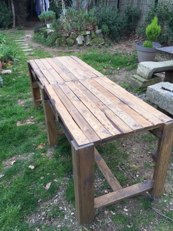 4 Pallets Dining Table Pallet Desks & Pallet Tables 4 Pallets Dining Table Pallet Desks & Pallet Tables
