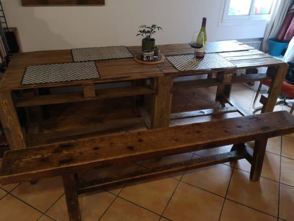 4 Pallets Dining Table Pallet Desks & Pallet Tables 4 Pallets Dining Table Pallet Desks & Pallet Tables