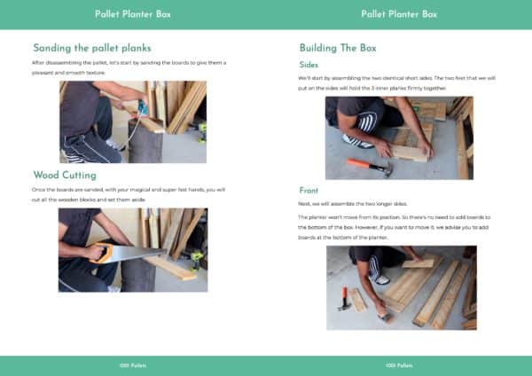 Simple Pallet Planter Box English Tutorials Garden Simple Pallet Planter Box English Tutorials Garden