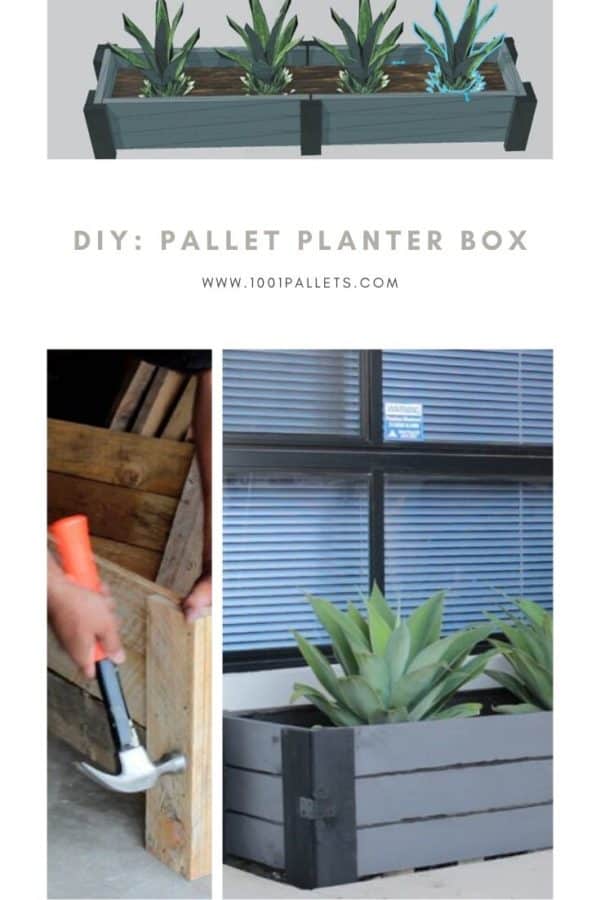 Simple Pallet Planter Box English Tutorials Garden Simple Pallet Planter Box English Tutorials Garden