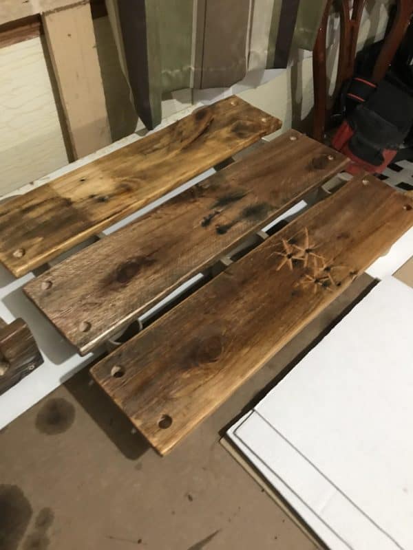 How I Make This Pallet Rope Shelves Pallet Shelves & Pallet Coat Hangers How I Make This Pallet Rope Shelves Pallet Shelves & Pallet Coat Hangers