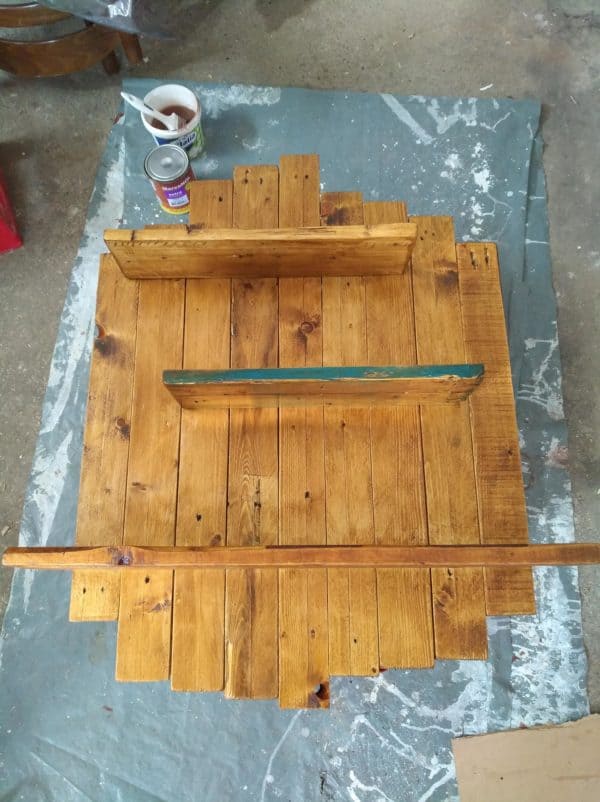 How I Made a Wooden Pallet Shelf from a Single Pallet Pallet Shelves & Pallet Coat Hangers How I Made a Wooden Pallet Shelf from a Single Pallet Pallet Shelves & Pallet Coat Hangers