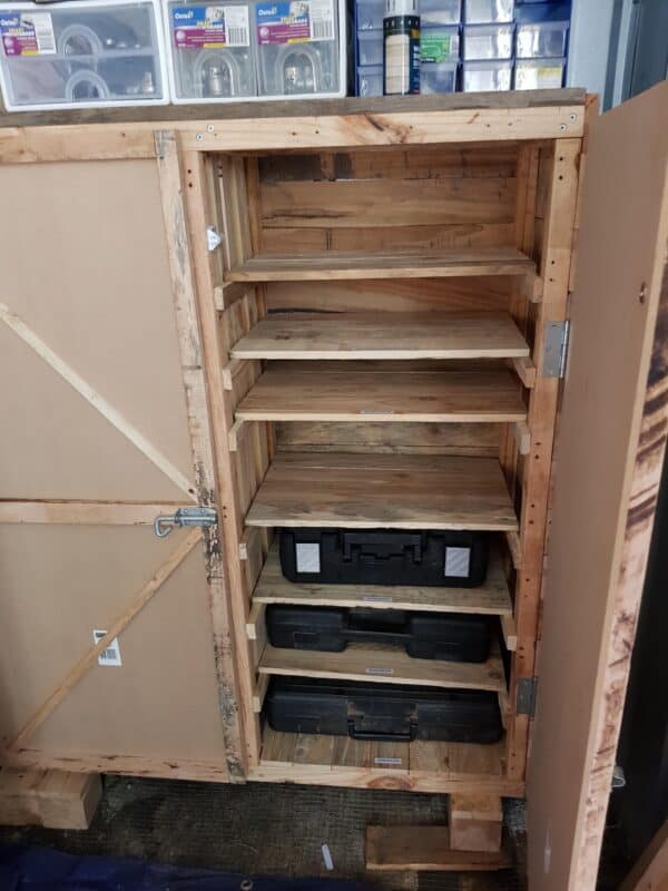 Pallet Tool Cabinet Workshop and tools Pallet Tool Cabinet Workshop and tools