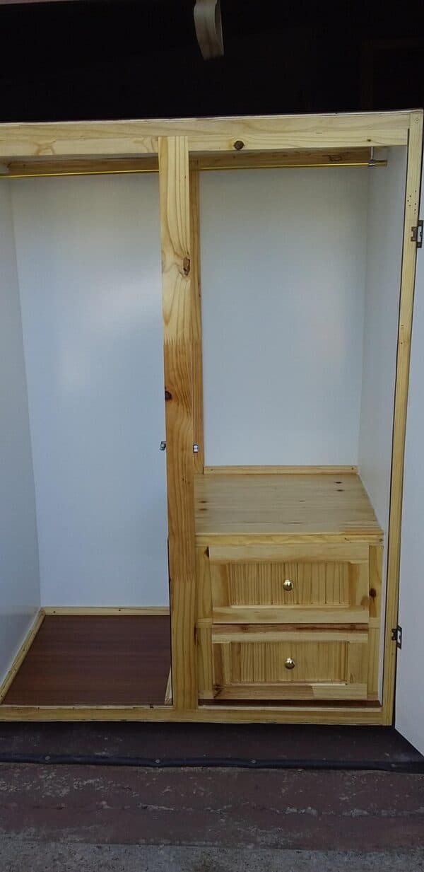 How I Made This Pallet Wardrobe Pallet Cabinets & Wardrobes How I Made This Pallet Wardrobe Pallet Cabinets & Wardrobes