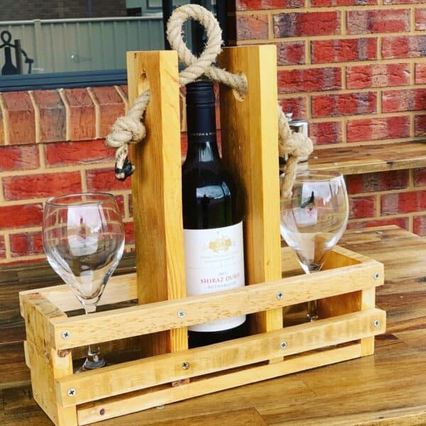 Pallet Wine Caddy Pallet Bars Pallet Wine Caddy Pallet Bars