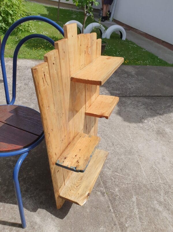 How I Made A Multi-purpose Pallet Shelf Pallet Shelves & Pallet Coat Hangers How I Made A Multi-purpose Pallet Shelf Pallet Shelves & Pallet Coat Hangers