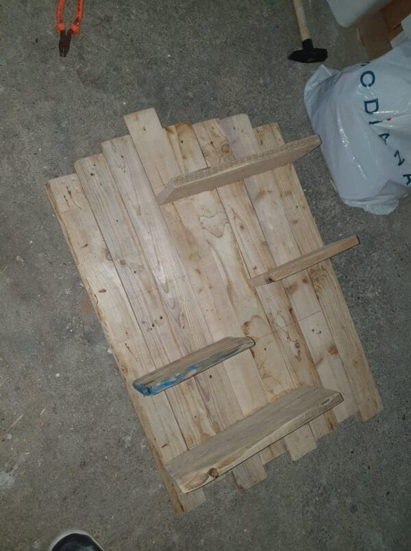 How I Made A Multi-purpose Pallet Shelf Pallet Shelves & Pallet Coat Hangers How I Made A Multi-purpose Pallet Shelf Pallet Shelves & Pallet Coat Hangers