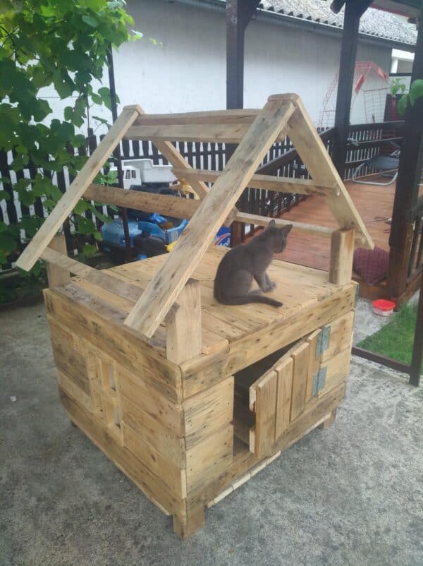 How I Made A Pallet House For Kittens Animal Pallet Houses & Pallet Supplies How I Made A Pallet House For Kittens Animal Pallet Houses & Pallet Supplies