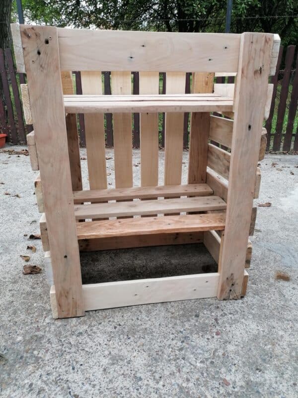 How I Made An Outdoor Shoe Rack From Pallets Pallet Boxes & Chests Pallet Shelves & Pallet Coat Hangers How I Made An Outdoor Shoe Rack From Pallets Pallet Boxes & Chests Pallet Shelves & Pallet Coat Hangers