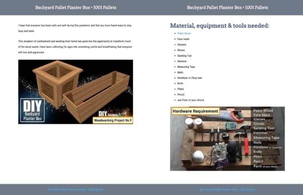 Backyard Pallet Planter Box English Tutorials Garden Backyard Pallet Planter Box English Tutorials Garden